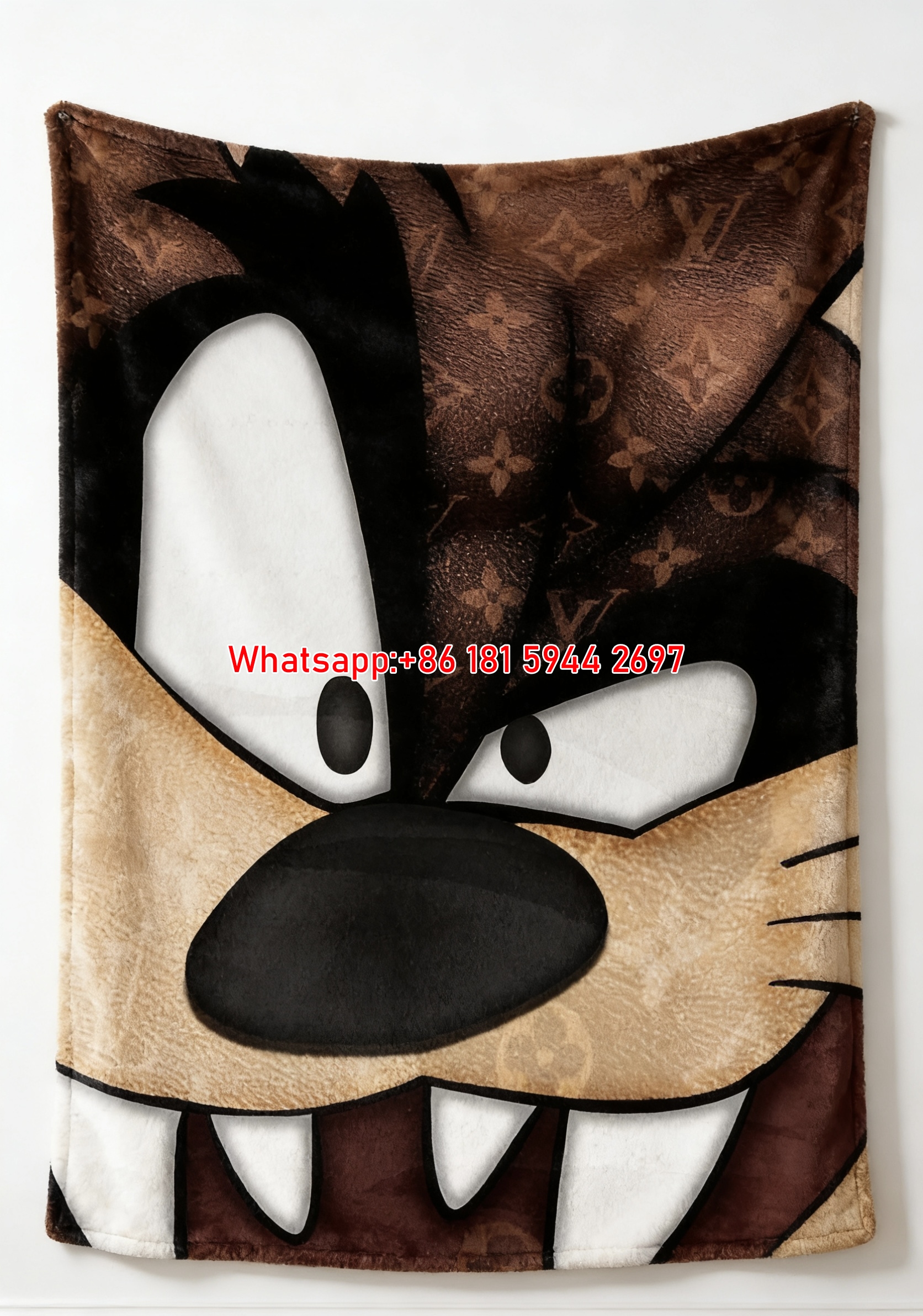 LV Taz Blanket Luxury Taz Throw IMG_3610